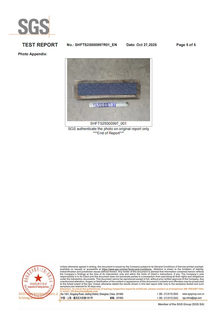 EN13501 Test Report 05 EN13501 Test Report 05